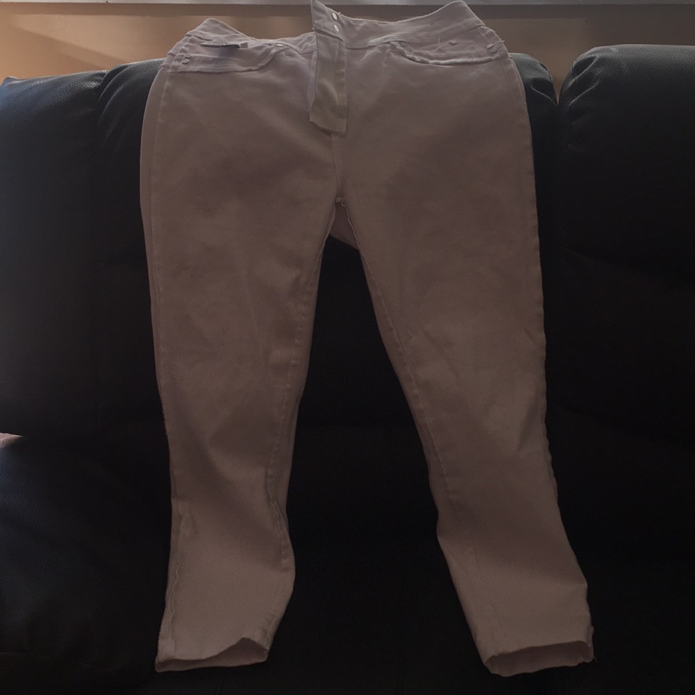 White Booty Lifting Pants